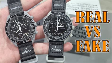 omega moonswatch fake vs real|【F】 Fake Omega × Swatch Speedmaster MoonSwatches Are .